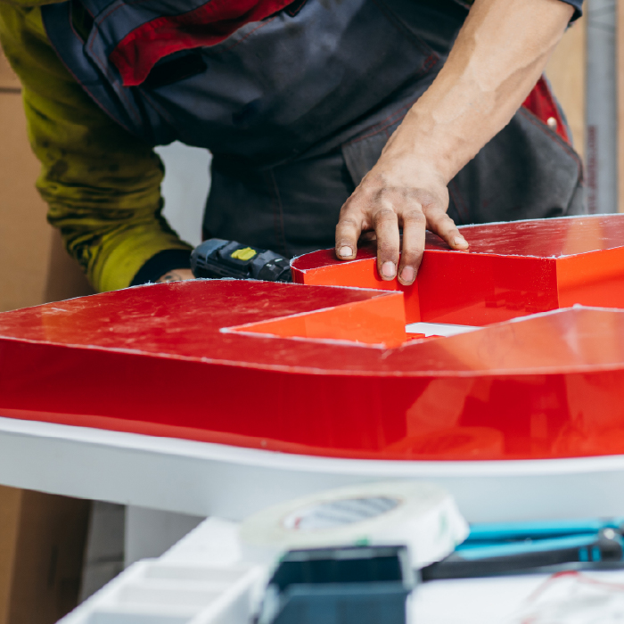 fabrication d'enseigne